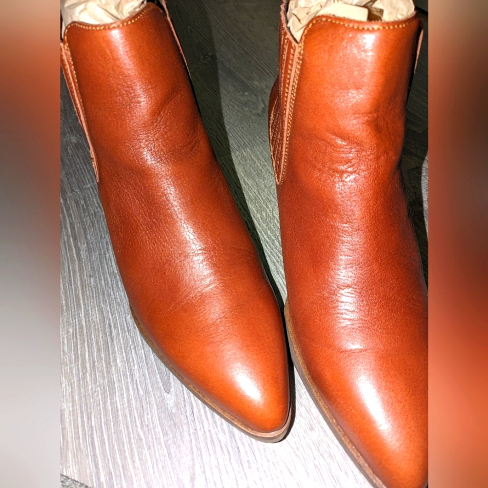 Worn once! Portland Leather Chelsea Boots